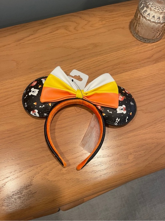 Loungefly Accessories - Disney Spooky Mickey and Minnie Mouse Candy Corn Ears Headband by Loungefly